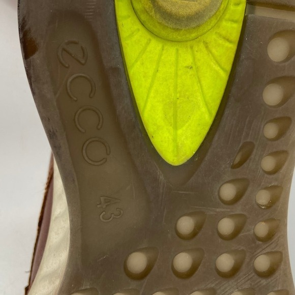 ECCO Phorene Derby Oxford Brown Leather Made in Portugal Loafer Shoe Men's 9 - Picture 15 of 15